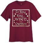 To Ring or Not to Ring T-shirts