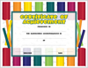 Achievement Certificate - Boomwhackers