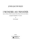 I Wonder as I Wander