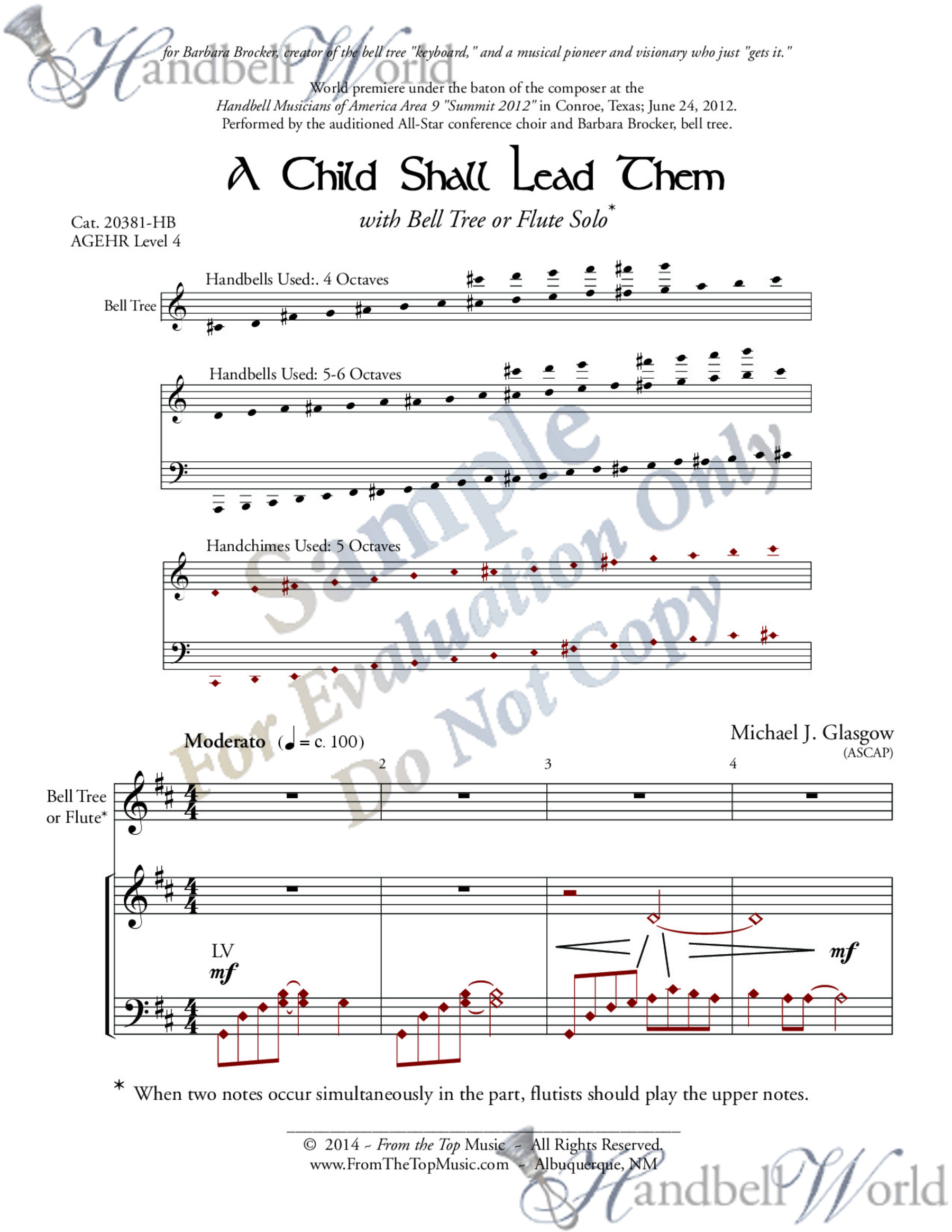 Preview of music
