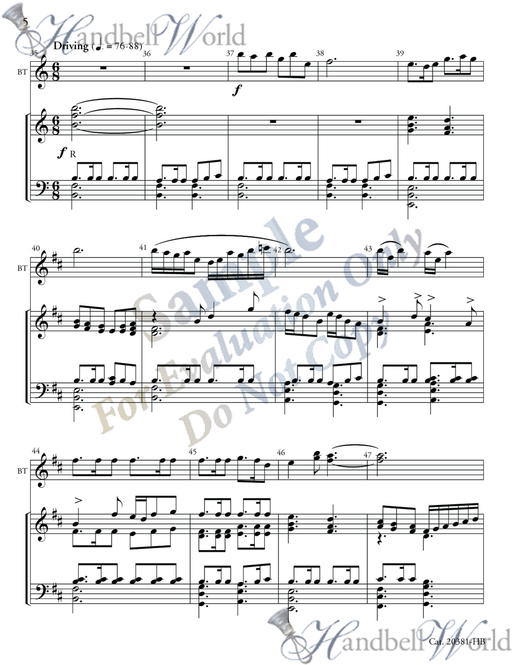 Preview of music