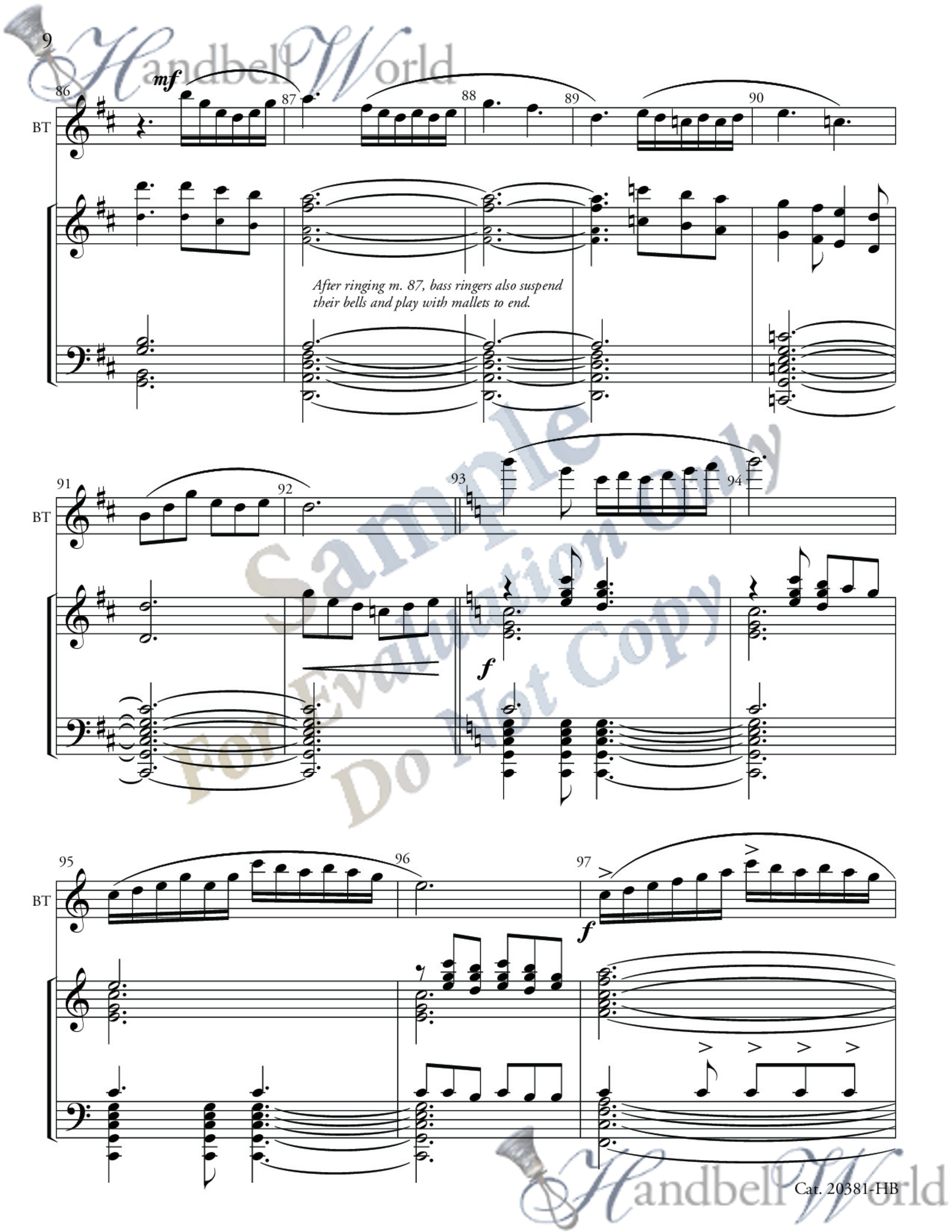 Preview of music