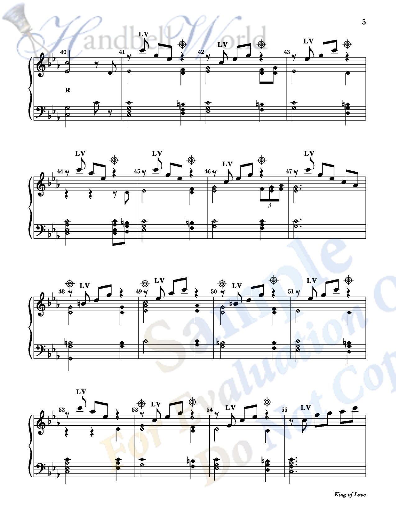 Preview of music