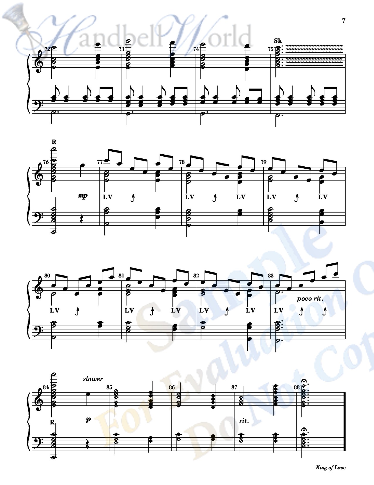 Preview of music