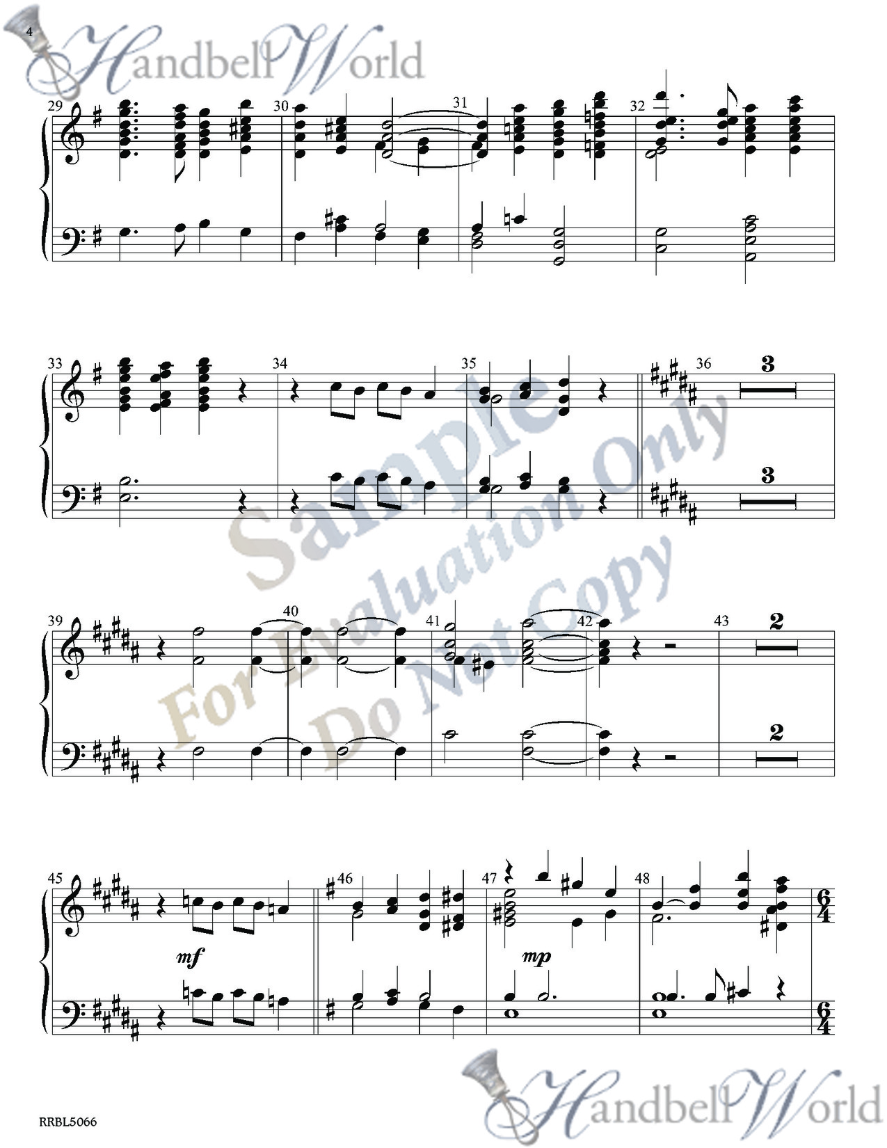 Preview of music