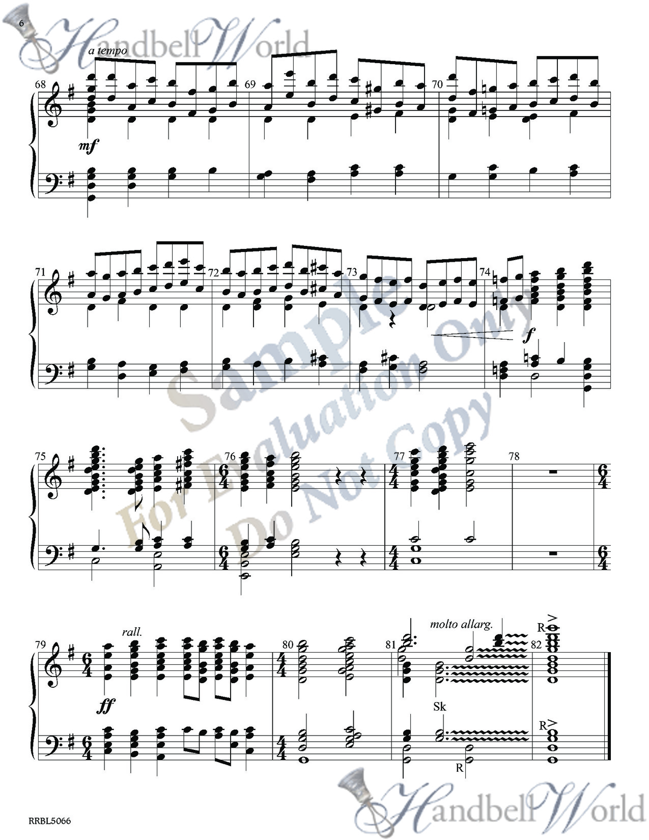 Preview of music