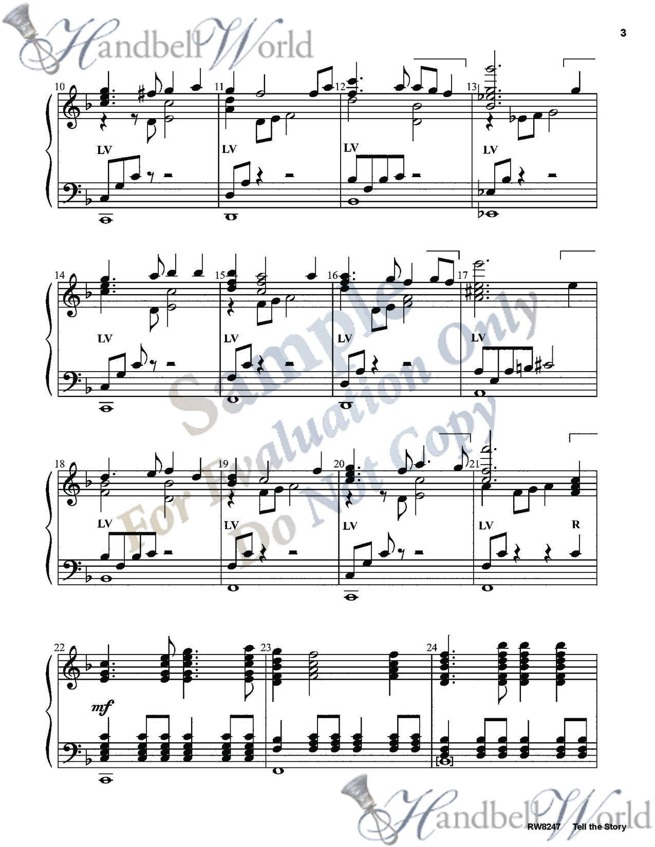 Preview of music